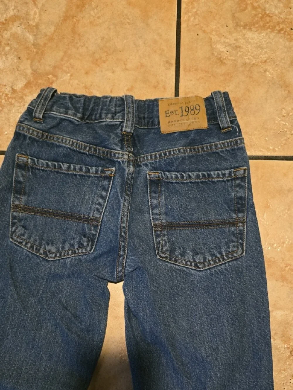 The Children's Place Dark Blue Straight-Leg Kids Jeans